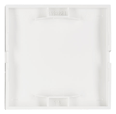 Clapetă cu simbol ventilator, alb
