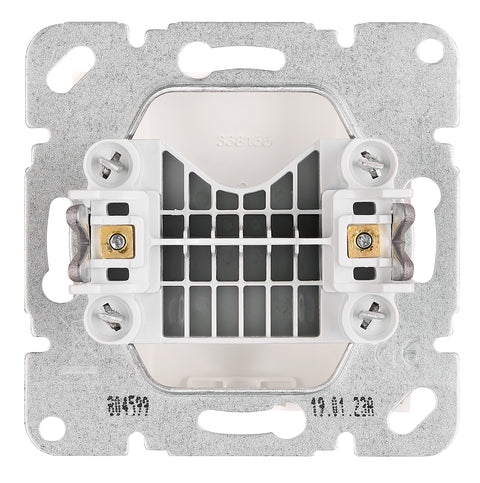 Priză plec. cablu cu mască, albă