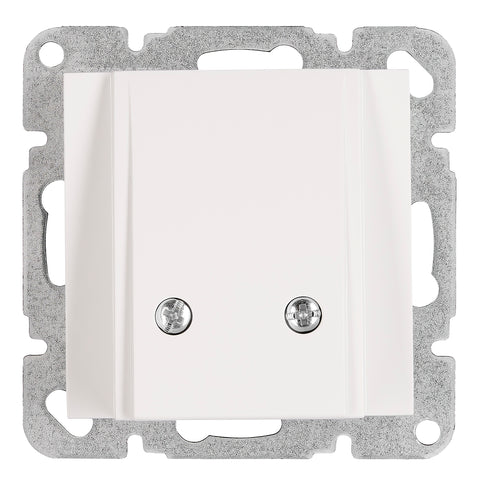 Priză plec. cablu cu mască, albă