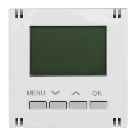 Placă frontală pt. termostat EV103009, digital, alb