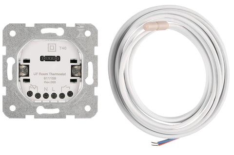 Floor heating thermostat insert with temperature sensor UF
