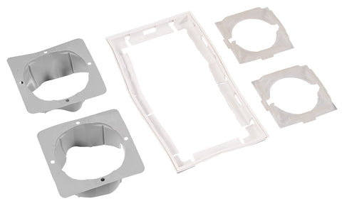 IP44 sealing set 2-fold for switches and sockets