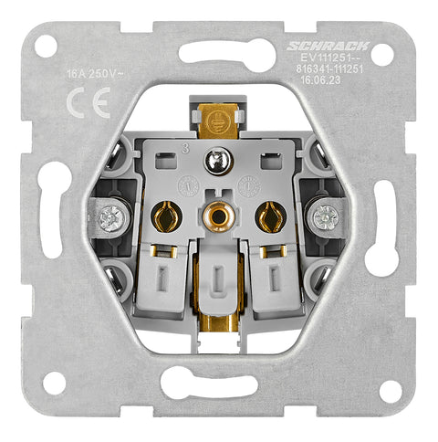 Insert priză cu Pin PE și protecție, conex elas, antracit