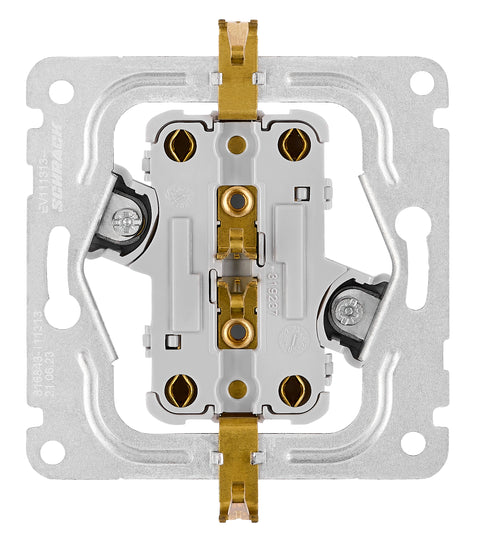 Priză dublă completă cu contacte de protecție, antracit