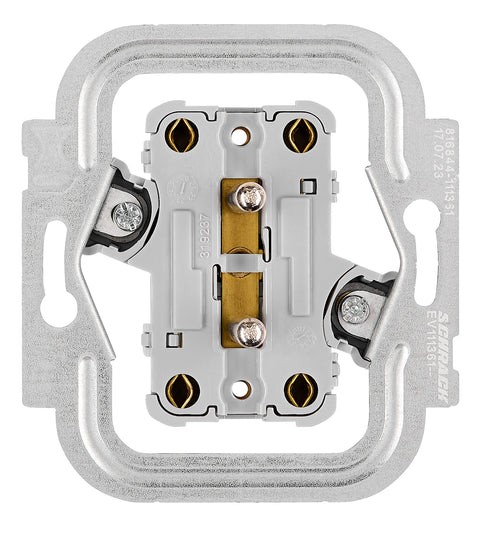 Priză dublă completăcu Pin PE, conexiune cu șurub, antracit