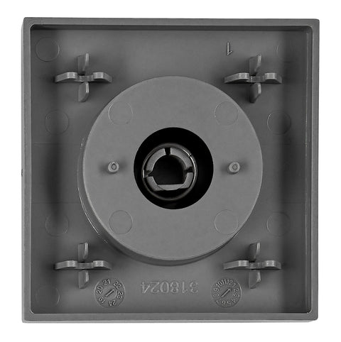 Placă frontală dimmer cu buton rotativ, antracit