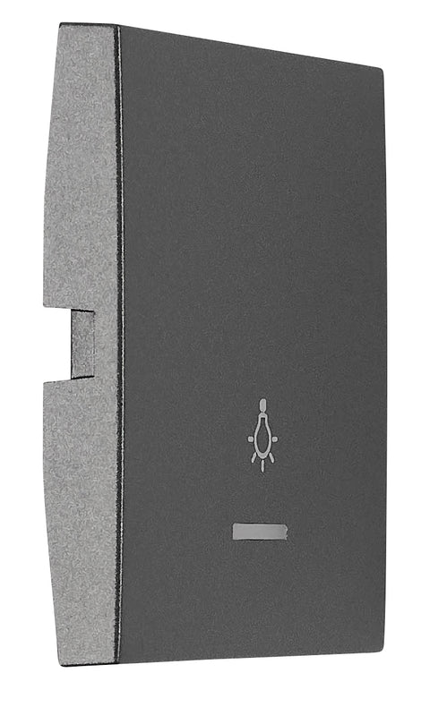 Clapetă cu fereastră control transp, simb luminos, antracit