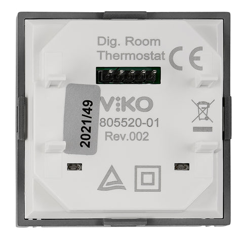 Placă frontală pt. termostat EV103009, digital, antracit