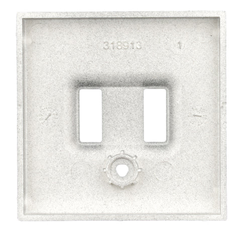 Mască priză dublă de încărcare USB, antracit
