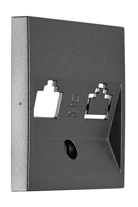 Mască pentru priză 1xRJ45 TOOLLESS LINE, antracit