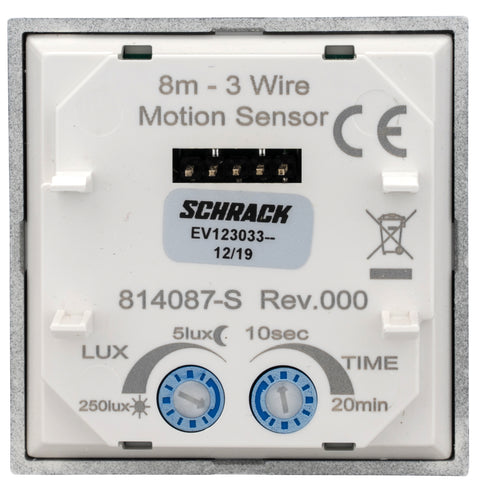 Ornament detector misc (I/Auto/0), 180°,8m, 3fire,,argintiu