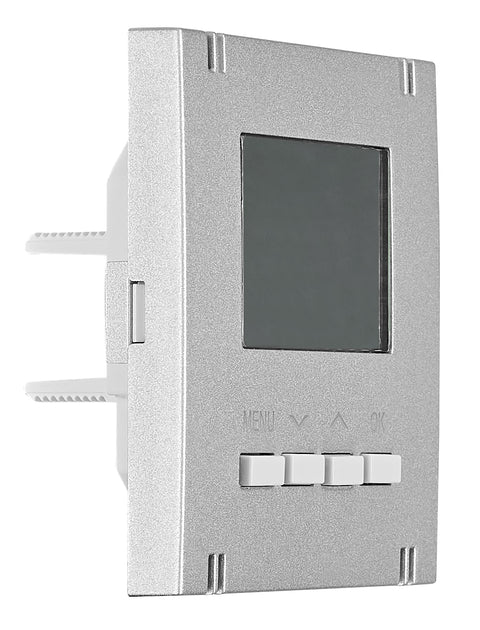 Interfață pentru termostat digital, încălzire/racire, argint