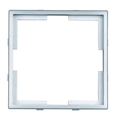Ramă adaptoare de la 50x50mm la 55x55mm, argintiu