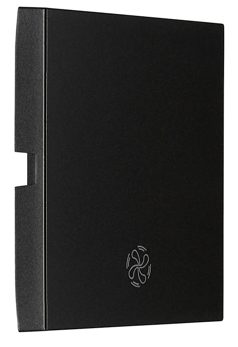 Rocker S 55 with symbol fan, black