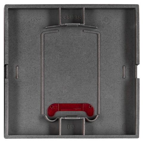 Rocker S 55 with red control window, black
