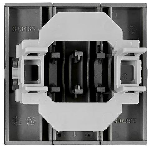 Rocker S 55 for switch 3-gang, black