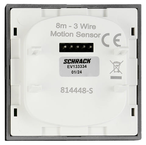 Motion Detector-top part  (I/Auto/0), 180°, 8m, Master,black