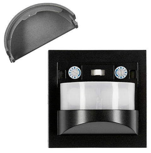 Motion Detector-top part  (I/Auto/0), 180°, 8m, Master,black