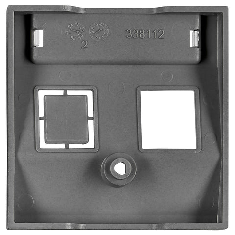Cover for 1*RJ45 Toolless Line jack, black