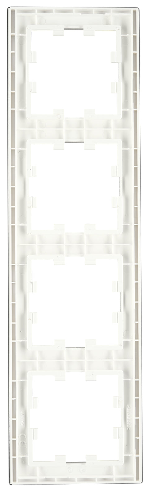Ramă patru module, sticlă albă