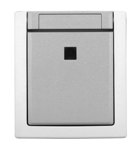 Buton cu 1ND+lumină orientare+cond.N, 10A, PT, cl.el, IP54