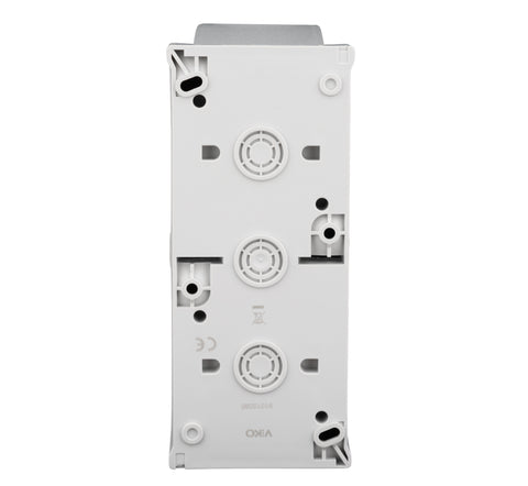 Priză dublă PE+capac, 16A, vertical, PT, cl.elastice, IP54