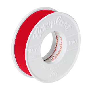 Insulating tape, standard-PVC-red COROPLAST 15mm/10m