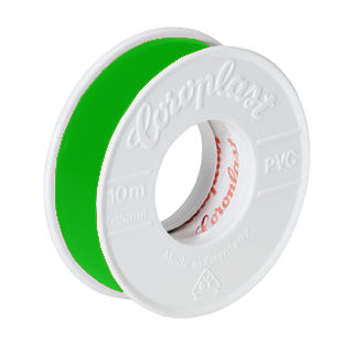 Insulating tape, standard-PVC-green COROPLAST 15mm/10m