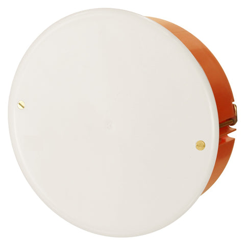 Doză legături φ 120mm portocalie cu capac alb