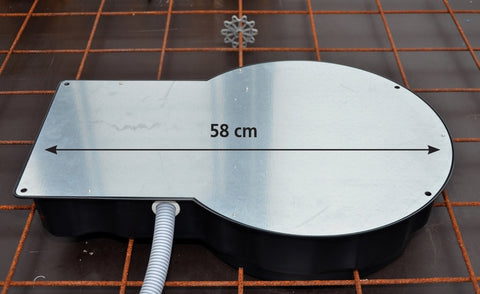 Doză mare Ø 306mm cu placa de 15mm din fibră minerală