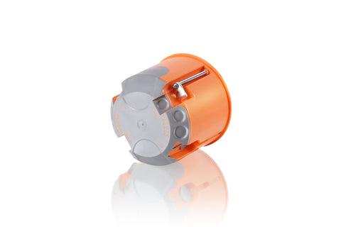 Doză legătură, regips , D68/A61, windproof,racord M20, oranj