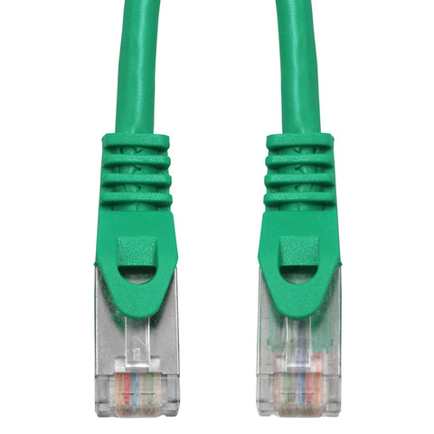 Patchcablu Cat.5e ecranat RJ45 verde 0,5m