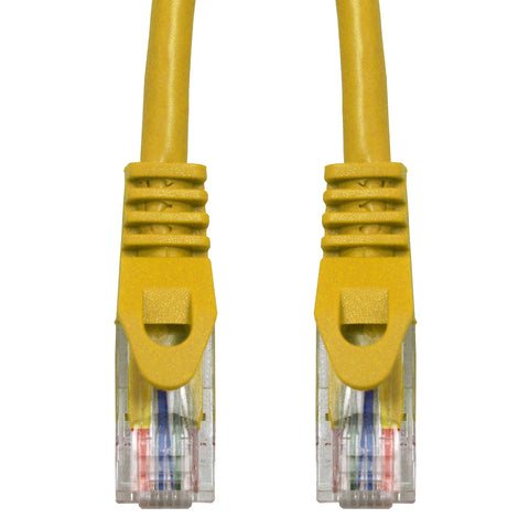 Patchcablu Cat.5e neecranat RJ45 galben 0,5m