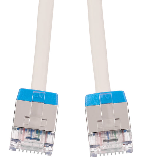 Patchcord SLIM Rotund U/FTP Cat.6a, AWG32, LS0H, gri, 0,15m