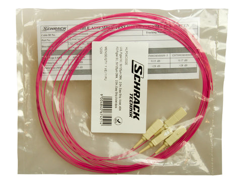 Pigtail SC, 50/125µm OM4, 2m, Easy Strip, Violet,4buc