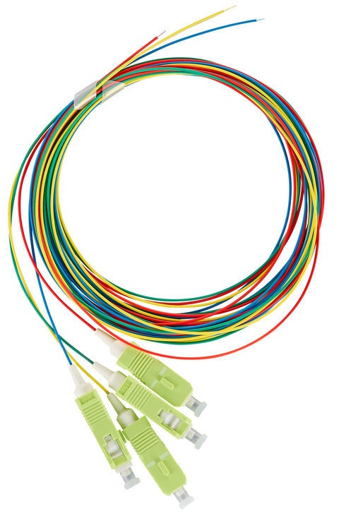 Pigtail FO SC, 50/125µm OM5, 2.0m, Easy Strip, 4pcs