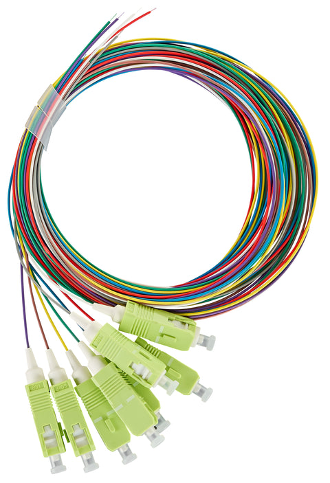 Pigtail FO SC, 50/125µm OM5, 2.0m, Easy Strip, 8pcs