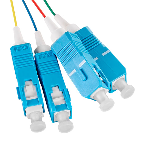 Pigtail FO SC, 9/125µm OS2, 2.0m, Easy Strip, 4pcs