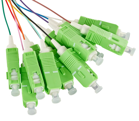 Pigtail FO SC/APC, 9/125µm OS2, 2.0m, Easy Strip, 12pcs
