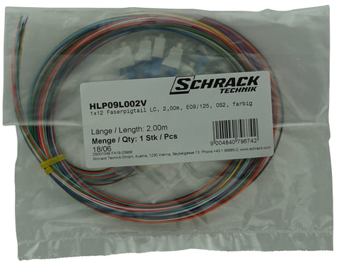 Pigtail LC, 9/125µm OS2, 2.0m, 12Stk, PREMIUM clasă B