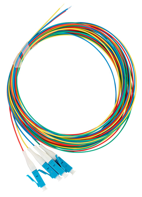 Pigtail FO LC, 9/125µm OS2, 2.0m, Easy Strip, 4pcs