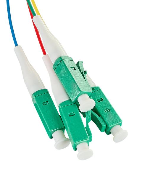 Pigtail FO LC/APC, 9/125µm OS2, 2.0m, Easy Strip, 4pcs