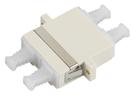 Cuplor FO SC-Duple,Plastic,Multimode,fosfor-bronz,flanşă,gri