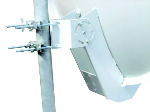 Antenă satelit 85cm/80cm,Al,40dB,sup.dubl.LNB incl.,alb
