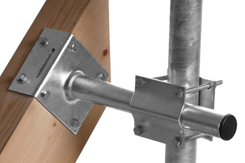 Sistem Fixare Verticală pe lemn pt. catarg D60mm,Ol