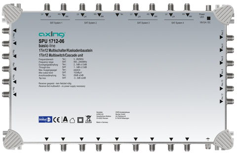 Multiswitch/cascad. 17 în 12, SPU 1712-06