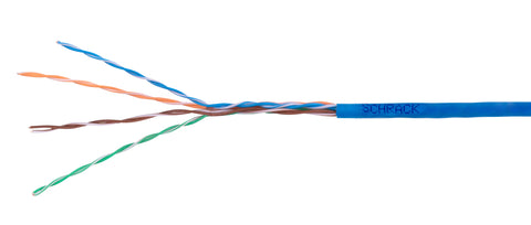 Cablu U/UTP Cat.5e, 4x2xAWG24/1, PVC, Eca, albastru, cutie