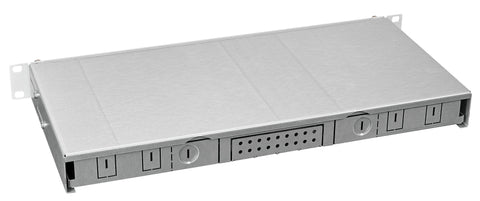 Splicebox, 4 fibre,SC,50/125µm OM3, culisant,19",1UV