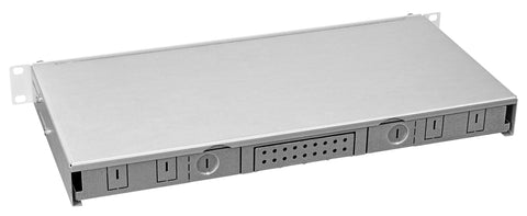 Patchpanel FO 19", 1UV, culisant, pentru 12 fibre, LC, SM
