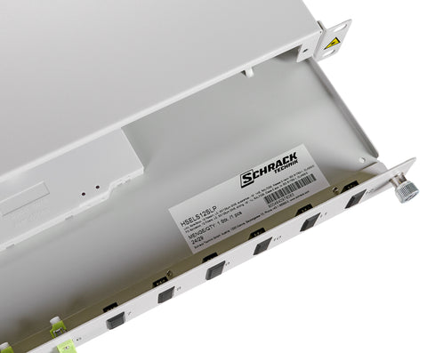 Splicebox, 12 fibre,LC,50/125?m OM5, culisant,19",1UV , ECO